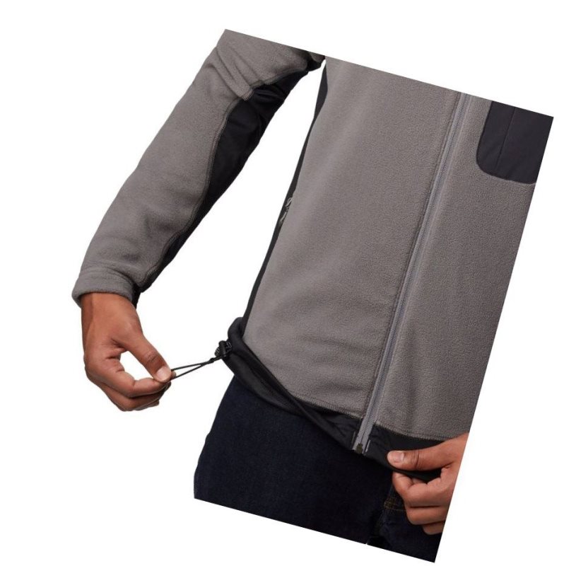 Columbia Titan Pass 2.0 II Fleece Mont Erkek Gri Siyah | 35718-UOIX