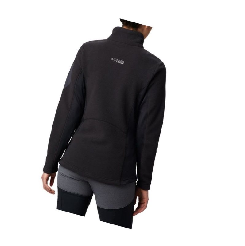 Columbia Titan Pass II 2.0 Fleece Mont Kadın Siyah | 36157-XRTY
