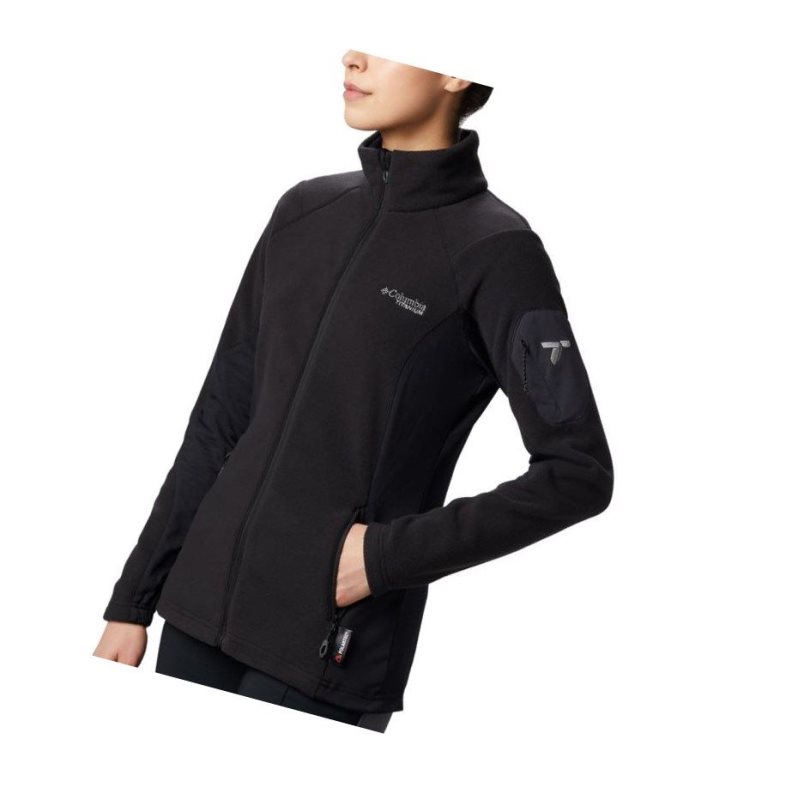 Columbia Titan Pass II 2.0 Fleece Mont Kadın Siyah | 36157-XRTY