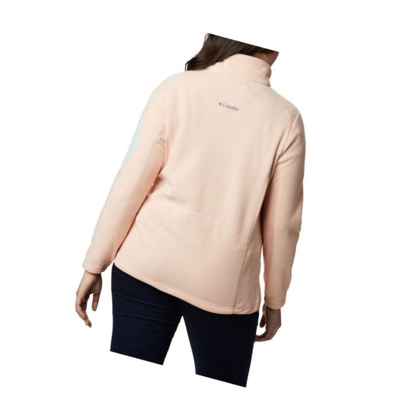 Columbia Titan Pass II 2.0 Fleece Plus Size Mont Kadın Pembe | 12894-DRZY