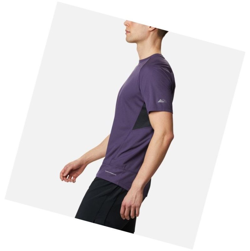 Columbia Titan Ultra II Short Sleeve Tişört Erkek Mor | 16824-KWLB
