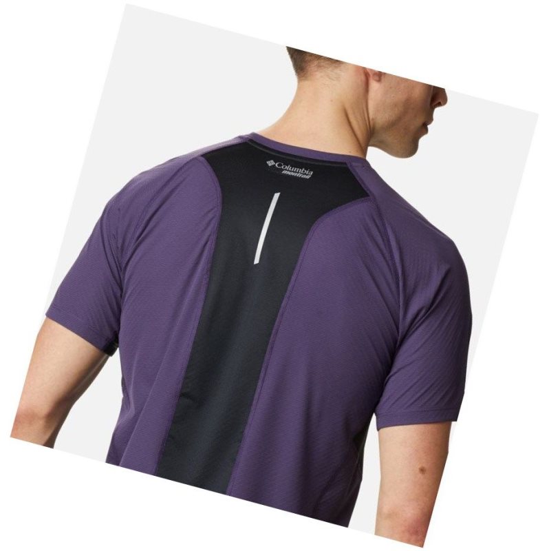 Columbia Titan Ultra II Short Sleeve Tişört Erkek Mor | 16824-KWLB