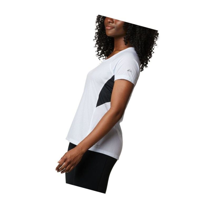 Columbia Titan Ultra II Short Sleeve Tişört Kadın Beyaz Siyah | 14632-VHIU