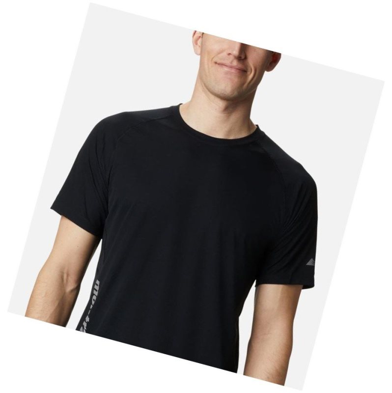 Columbia Titan Ultra II Short Sleeve Tişört Erkek Siyah | 08369-CTUS