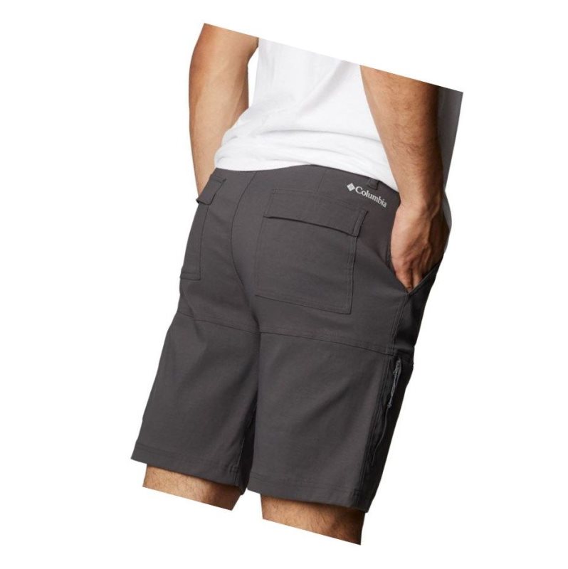Columbia Trail Breaker II Şort Erkek Koyu Gri | 82650-QGPK