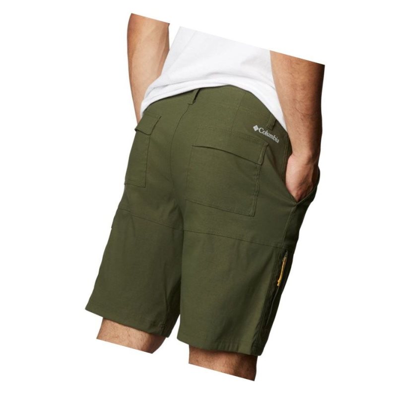 Columbia Trail Breaker II Şort Erkek Yeşil | 53480-CQZT