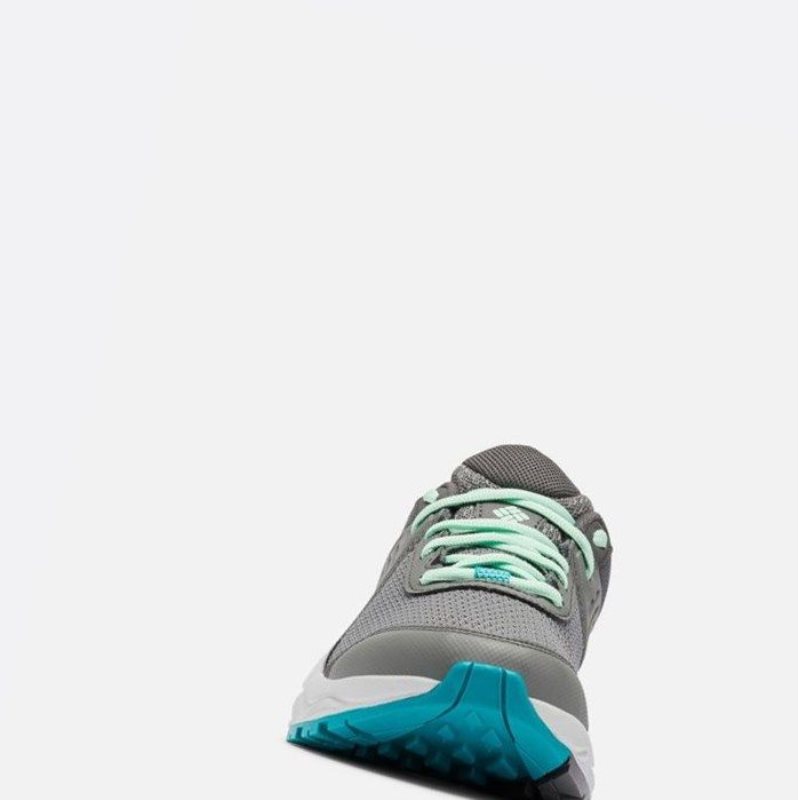 Columbia Trailstorm Elevate Wide Patika Koşu Ayakkabısı Kadın Gri Nane | 80764-DFAY