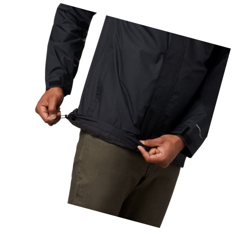 Columbia Tryon Trail Shell Big Mont Erkek Siyah | 54862-NERL