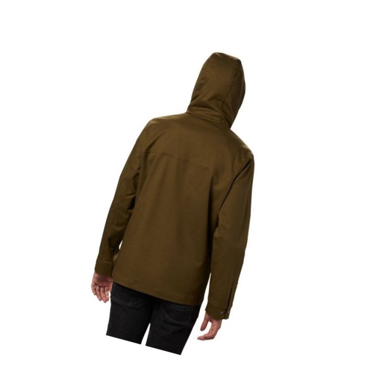 Columbia Tummil Pines Hooded Mont Erkek Zeytin Yeşili | 04625-FHAP