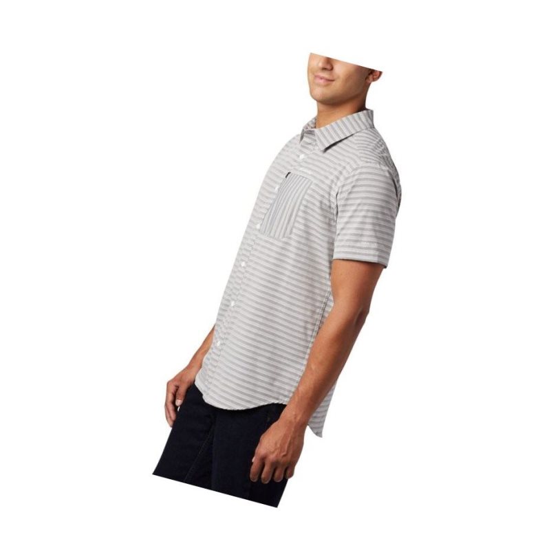 Columbia Twisted Creek II Short Sleeve Gömlek Erkek Siyah | 97451-MGSA