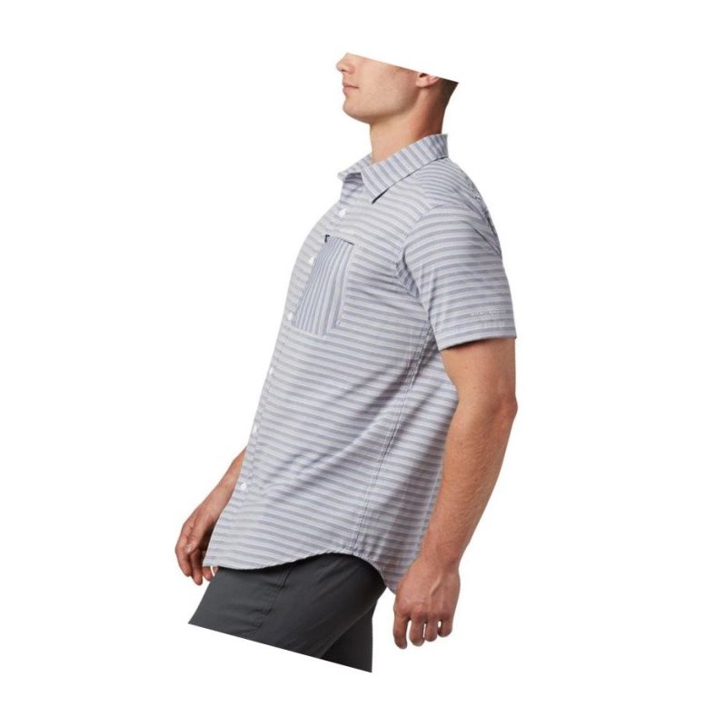 Columbia Twisted Creek II Short Sleeve Gömlek Erkek Lacivert | 87416-ZIKS