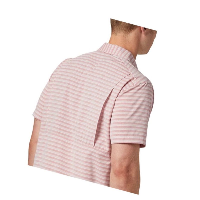 Columbia Twisted Creek II Short Sleeve Tall Gömlek Erkek Kırmızı | 47591-FNOL