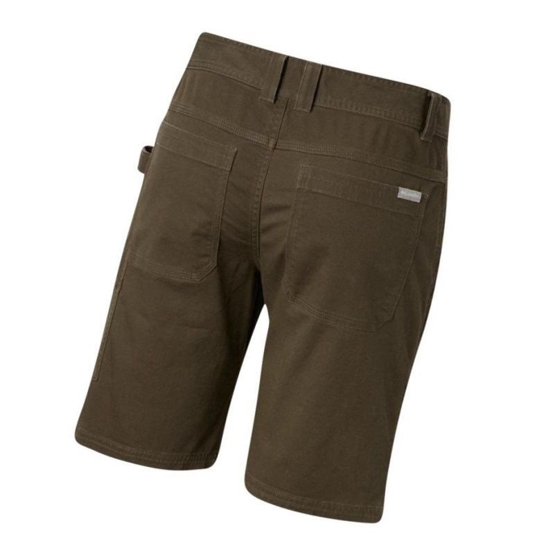 Columbia Ultimate Roc Flex Şort Erkek Koyu Yeşil | 54136-HCMF