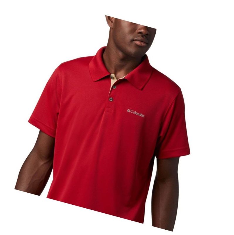Columbia Utilizer Big Polo Gömlek Erkek Kırmızı | 78021-IPGJ