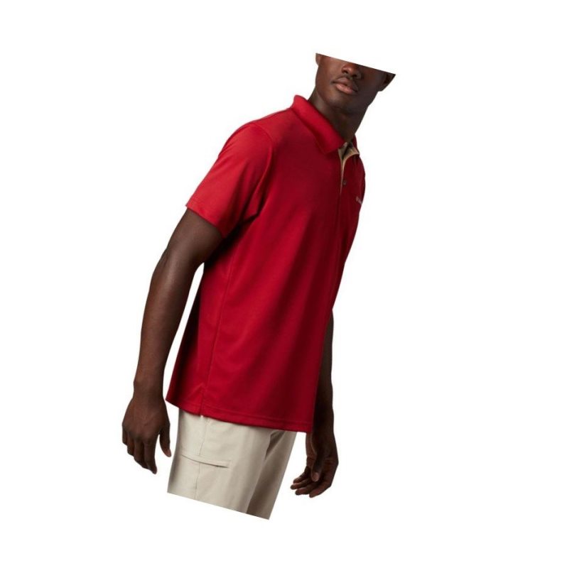 Columbia Utilizer Big Polo Gömlek Erkek Kırmızı | 78021-IPGJ