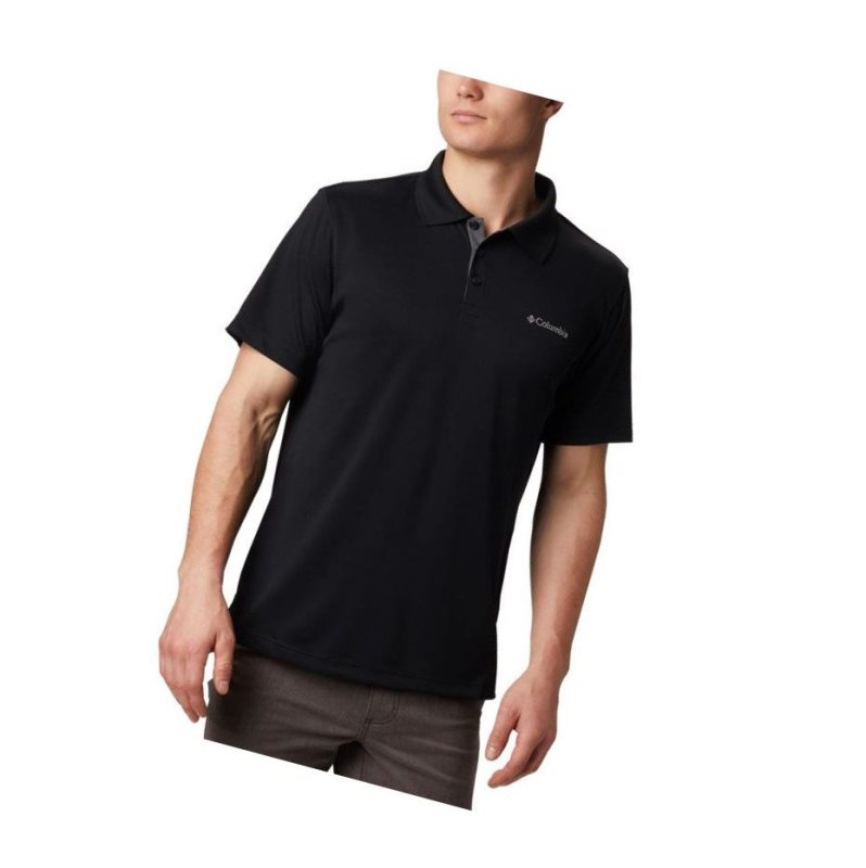 Columbia Utilizer Big Polo Gömlek Erkek Siyah | 79462-PVTO