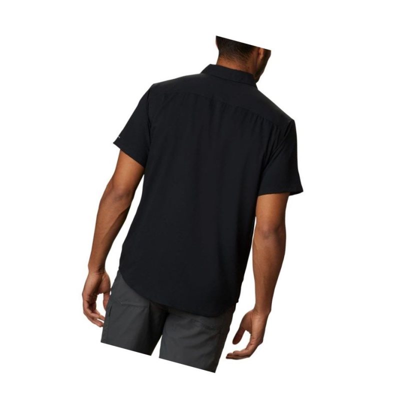 Columbia Utilizer II Solid Short Sleeve Big Gömlek Erkek Siyah | 84506-GUNO