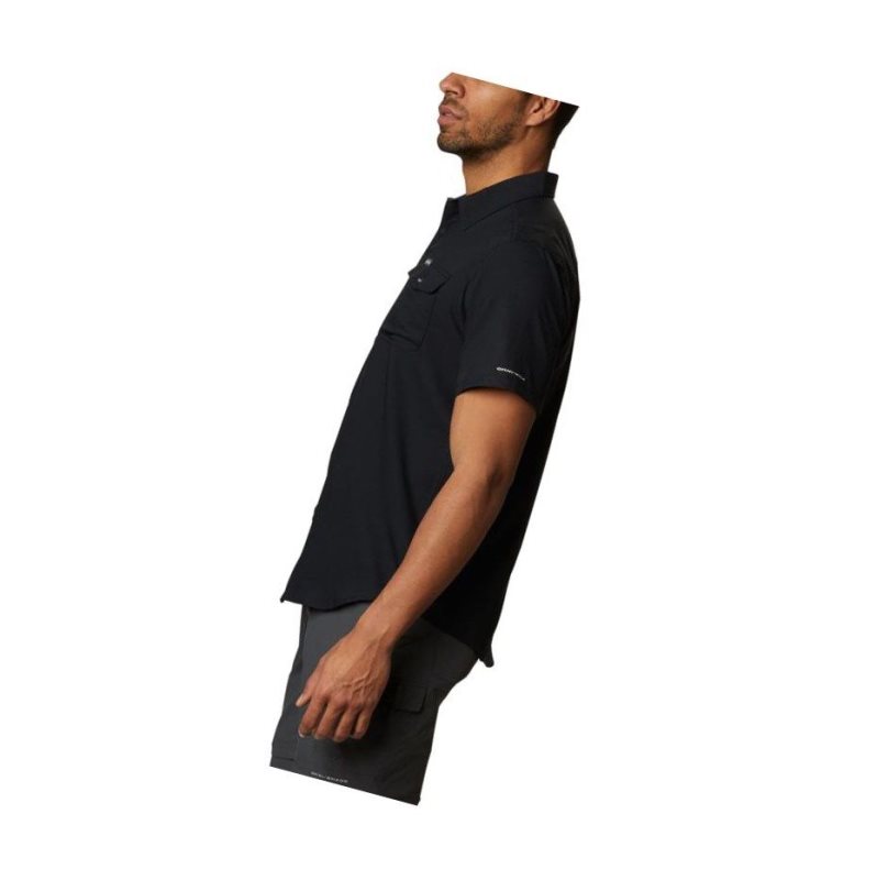 Columbia Utilizer II Solid Short Sleeve Big Gömlek Erkek Siyah | 84506-GUNO