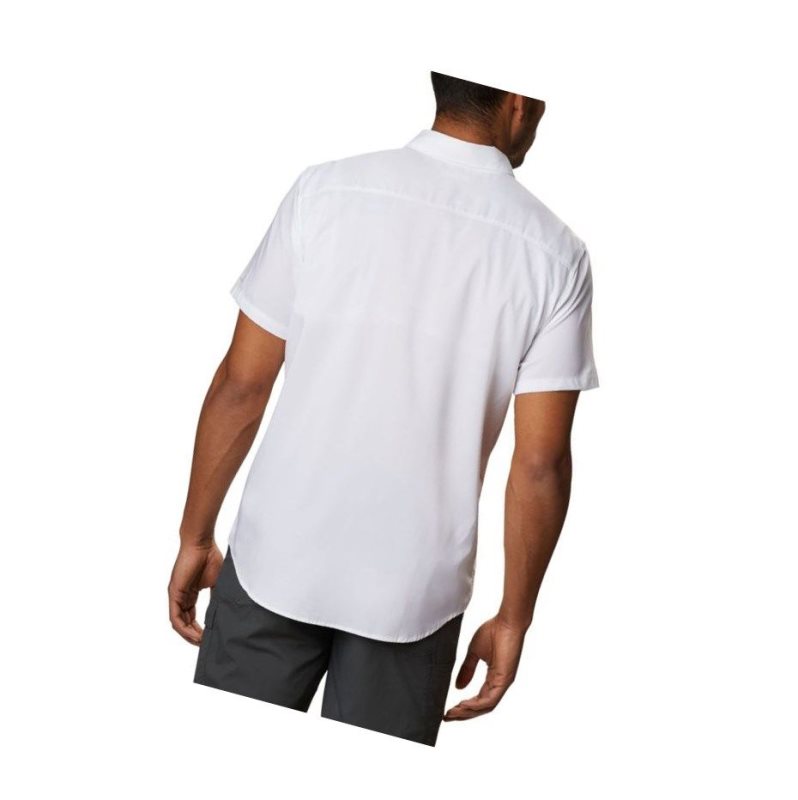 Columbia Utilizer II Solid Short Sleeve Big Gömlek Erkek Beyaz | 79865-OGYB