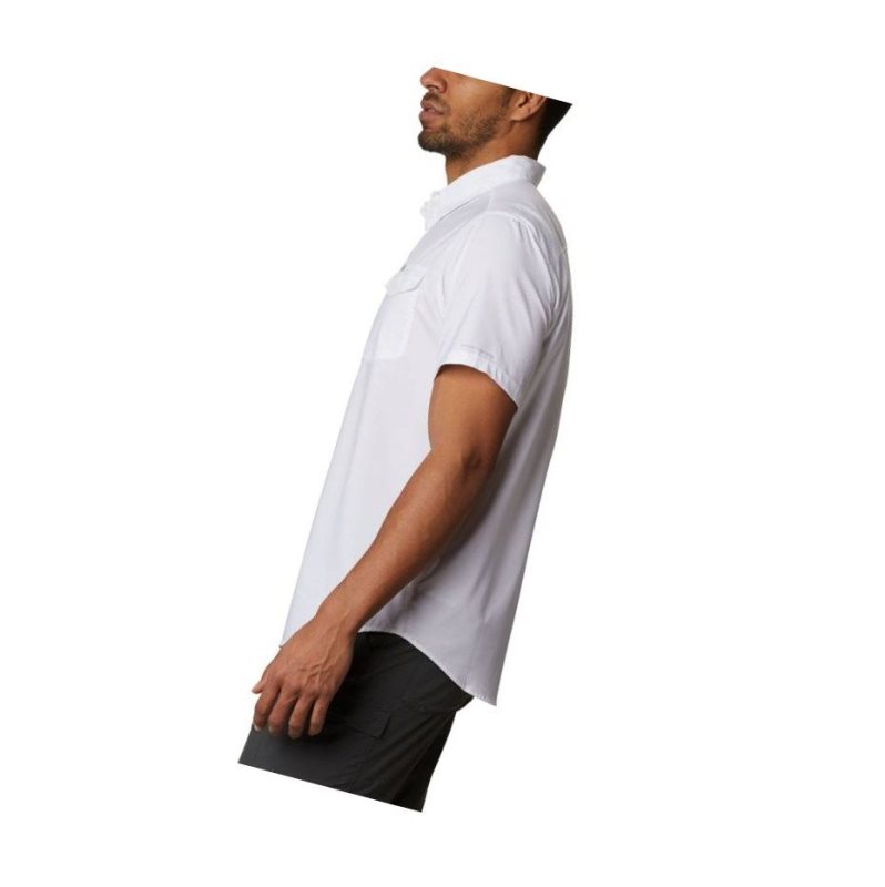 Columbia Utilizer II Solid Short Sleeve Big Gömlek Erkek Beyaz | 79865-OGYB