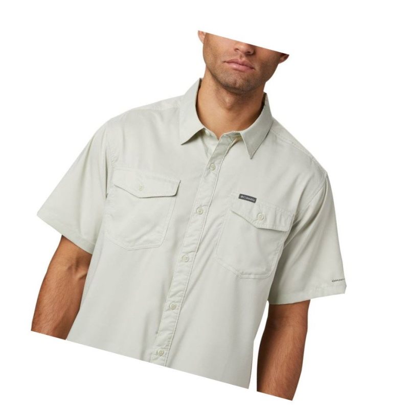 Columbia Utilizer II Solid Short Sleeve Tall Gömlek Erkek Yeşil | 68954-XSLE