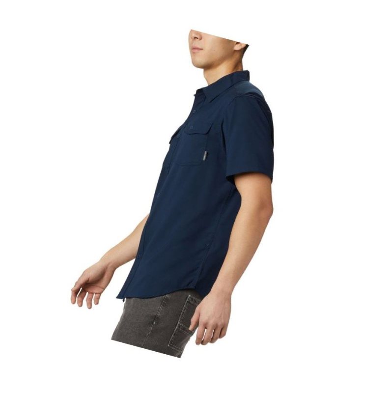 Columbia Utilizer II Solid Short Sleeve Tall Gömlek Erkek Lacivert | 24137-WEOV
