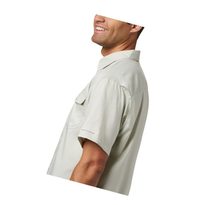 Columbia Utilizer II Solid Short Sleeve Gömlek Erkek Yeşil | 18570-IWPT