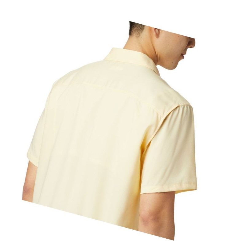 Columbia Utilizer II Solid Short Sleeve Gömlek Erkek Bej Rengi | 17628-CPMN