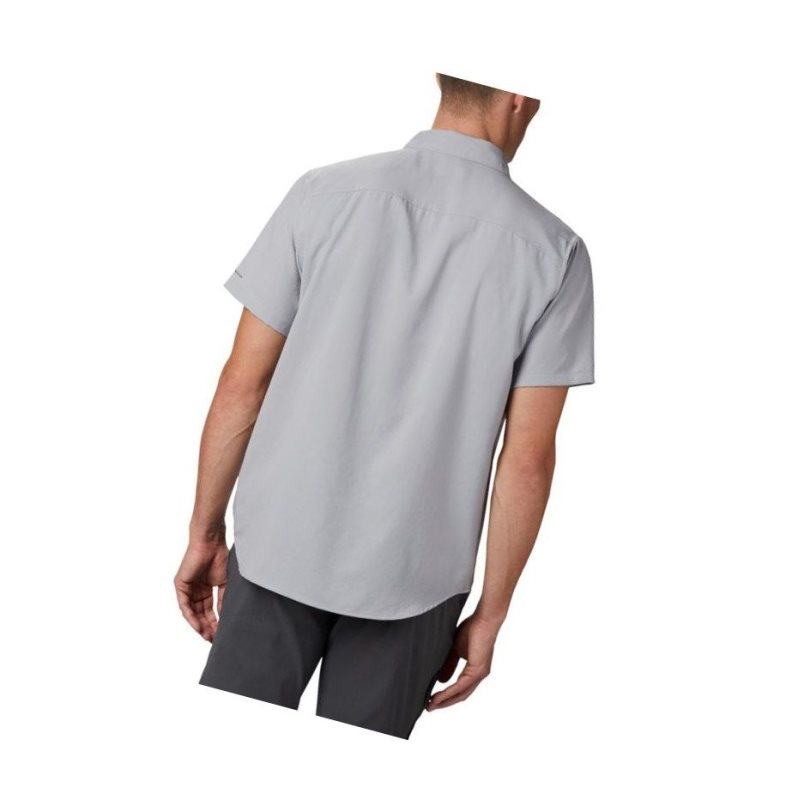 Columbia Utilizer II Solid Short Sleeve Big Gömlek Erkek Gri | 14963-DIRG