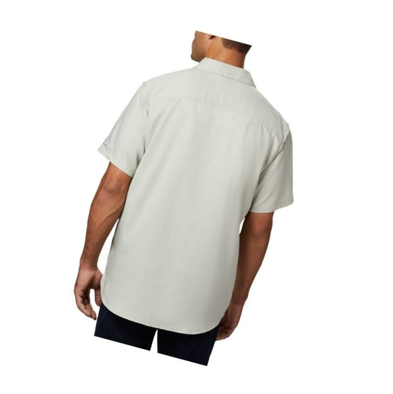 Columbia Utilizer II Solid Short Sleeve Big Gömlek Erkek Yeşil | 85371-QJLC