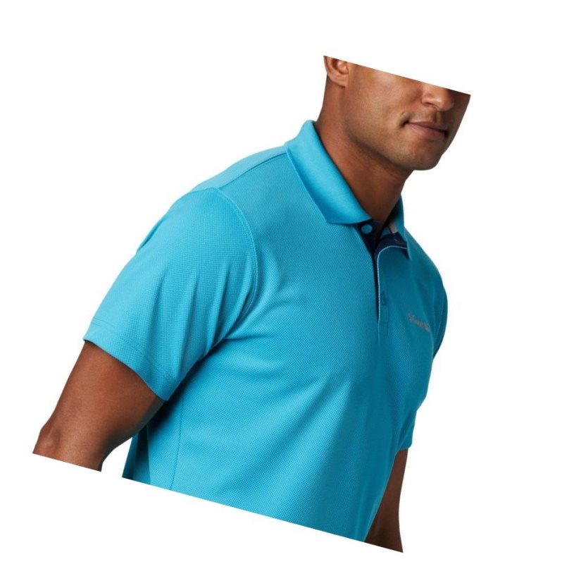 Columbia Utilizer Polo Gömlek Erkek Mavi | 08614-MTSZ