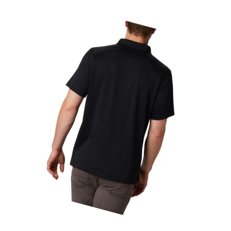 Columbia Utilizer Tall Polo Gömlek Erkek Siyah | 45923-YRMZ