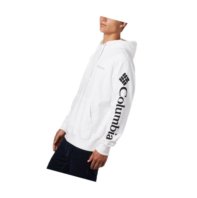 Columbia Viewmont II Sleeve Graphic Kapşonlu Erkek Beyaz | 24837-PTVQ