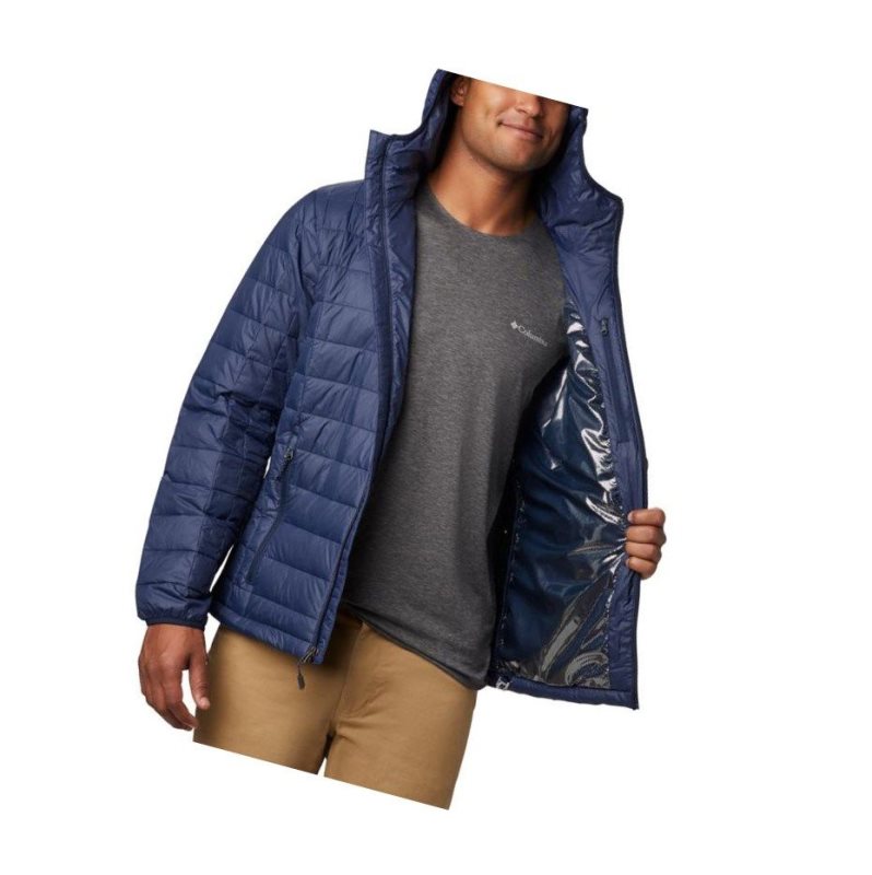 Columbia Voodoo Falls 590 TurboDown Hooded Big Mont Erkek Lacivert | 80426-KMLC