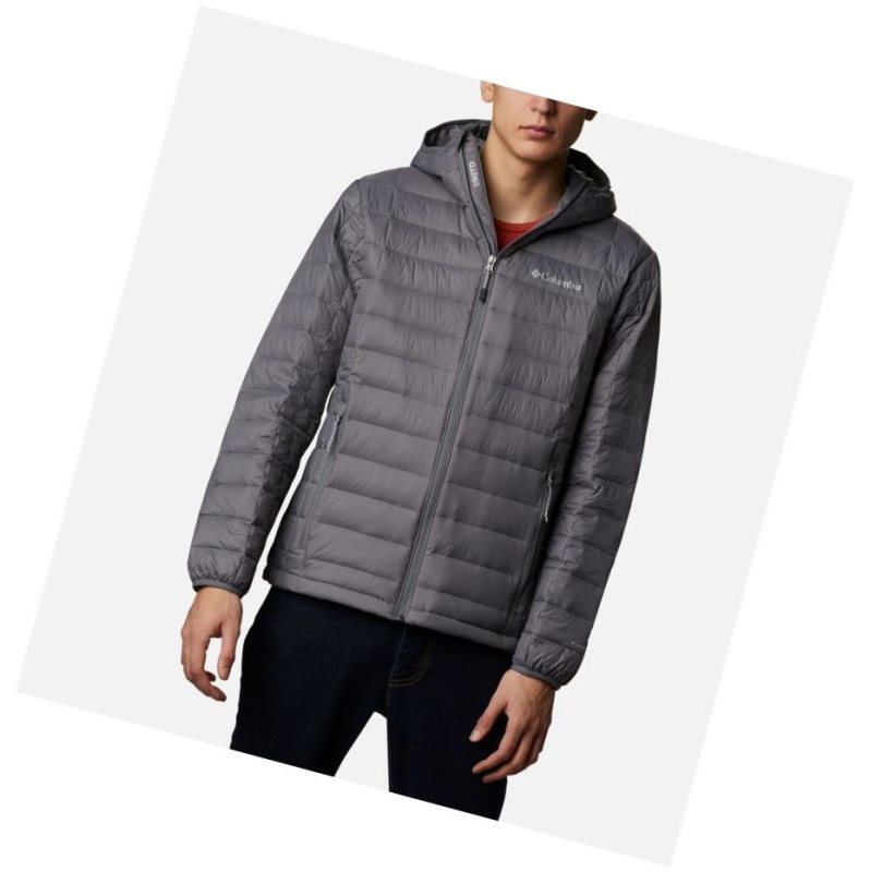 Columbia Voodoo Falls 590 TurboDown Hooded Tall Mont Erkek Gri | 06893-CVEM