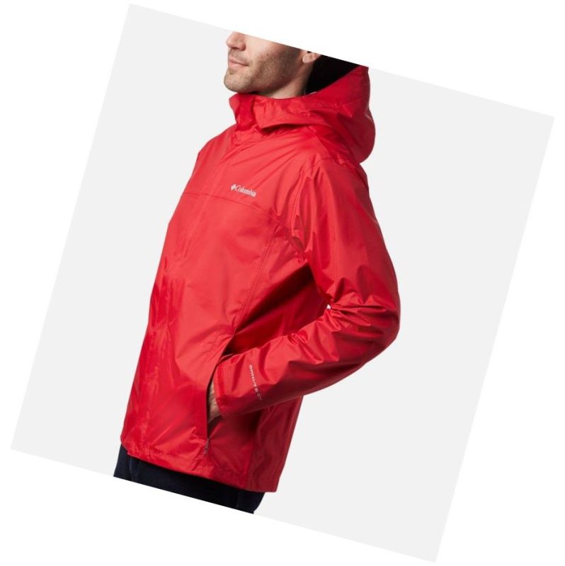 Columbia Watertight II Big Mont Erkek Mavi Kırmızı | 80752-HEIN