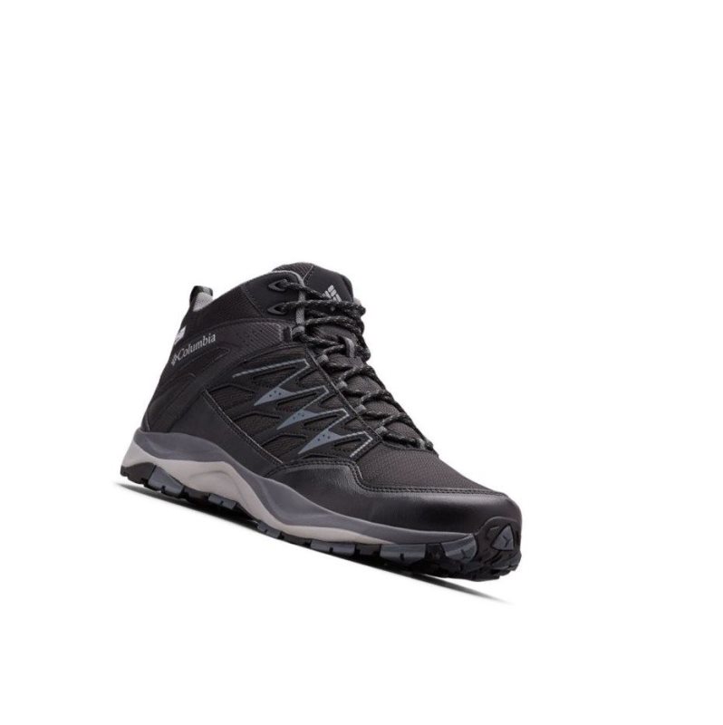 Columbia Wayfinder Mid OutDry Yürüyüş Botu Erkek Siyah | 06132-PFAJ