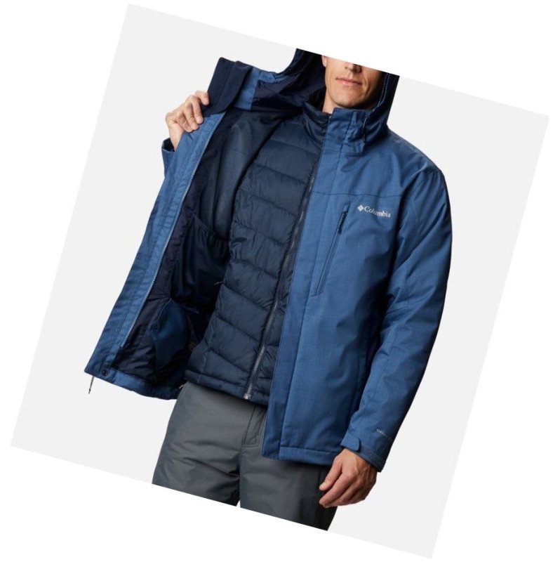 Columbia Whirlibird IV Insulated Interchange Mont Erkek Mavi | 75203-ZIAQ