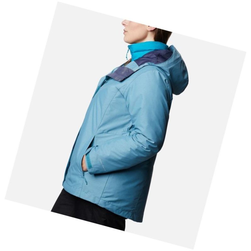 Columbia Whirlibird IV Interchange Plus Size Mont Kadın Mavi | 84751-BRVK