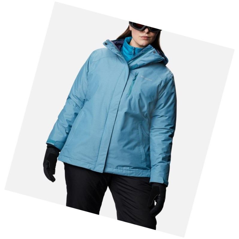 Columbia Whirlibird IV Interchange Plus Size Mont Kadın Mavi | 84751-BRVK