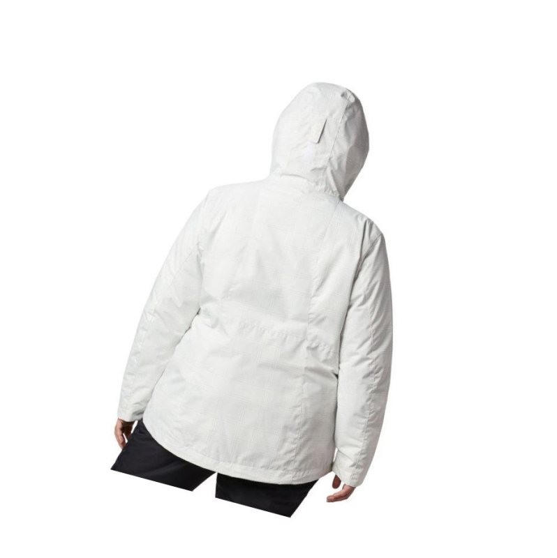 Columbia Whirlibird IV Interchange Plus Size Mont Kadın Beyaz | 63249-RQZE