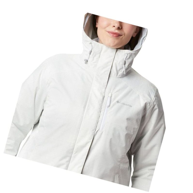 Columbia Whirlibird IV Interchange Plus Size Mont Kadın Beyaz | 63249-RQZE