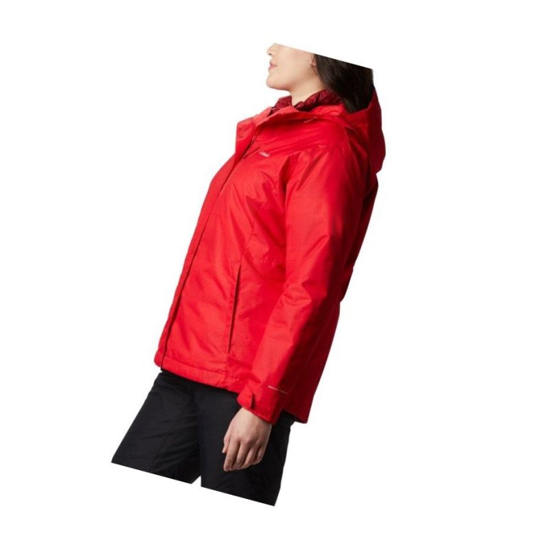 Columbia Whirlibird IV Interchange Plus Size Mont Kadın Kırmızı | 26918-DKQV