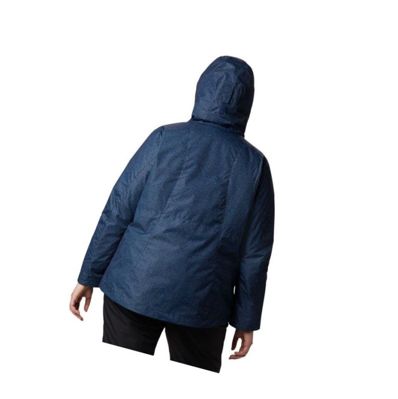 Columbia Whirlibird IV Interchange Plus Size Mont Kadın Lacivert | 87026-YDKV