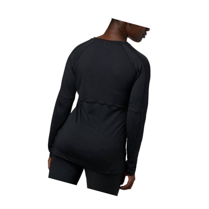 Columbia Windgates Long Sleeve Sweatshirt Kadın Siyah | 76320-HBXS