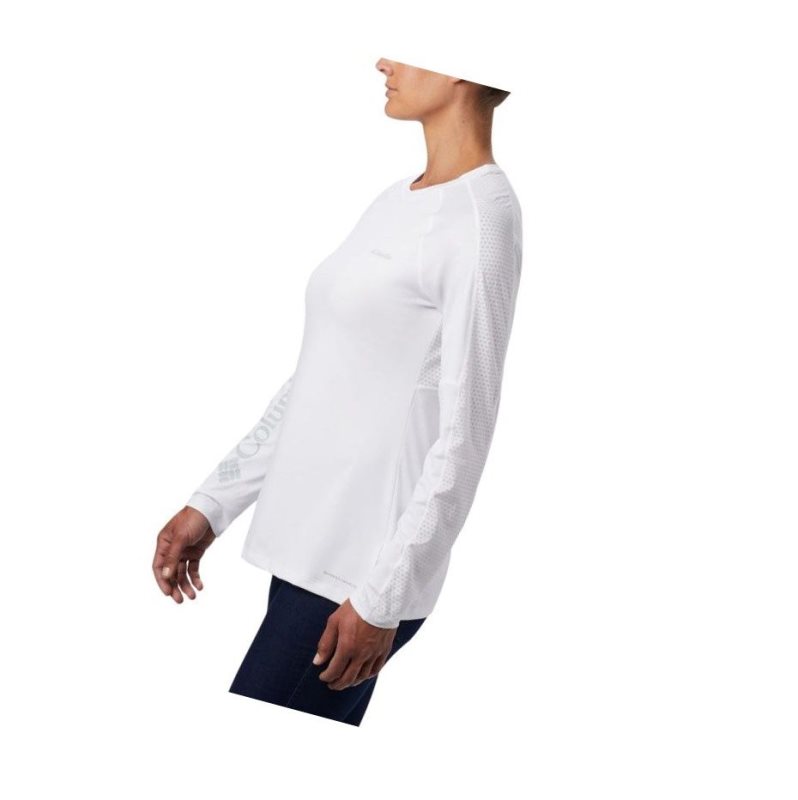 Columbia Windgates Long Sleeve Sweatshirt Kadın Beyaz | 85791-YZIW