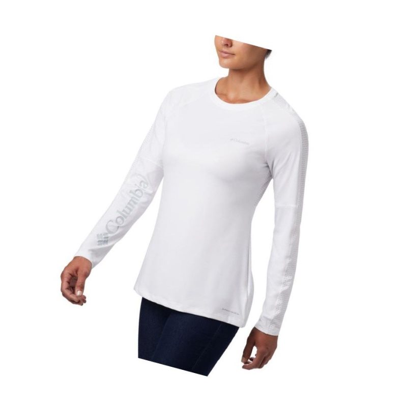 Columbia Windgates Long Sleeve Sweatshirt Kadın Beyaz | 85791-YZIW
