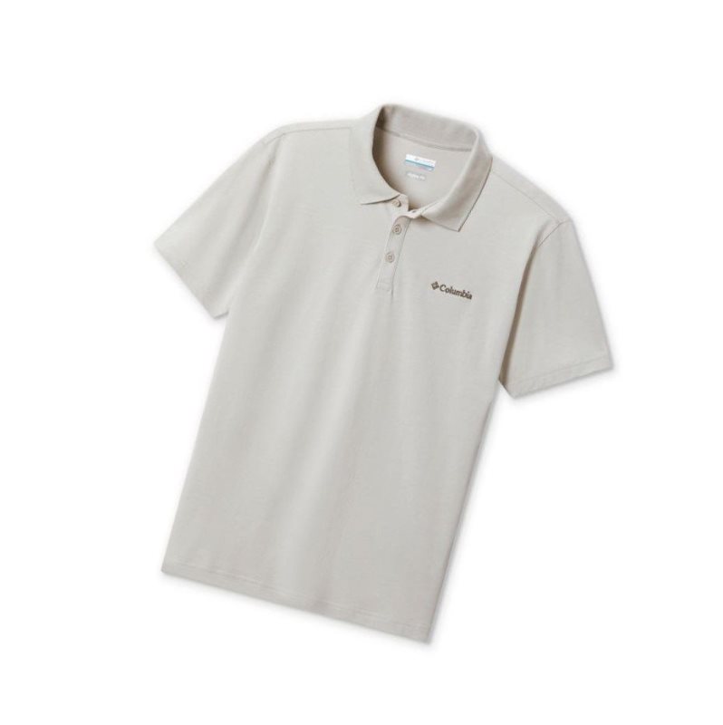 Columbia Wingard II Solid Pique Polo Gömlek Erkek Gri | 09732-BLTN