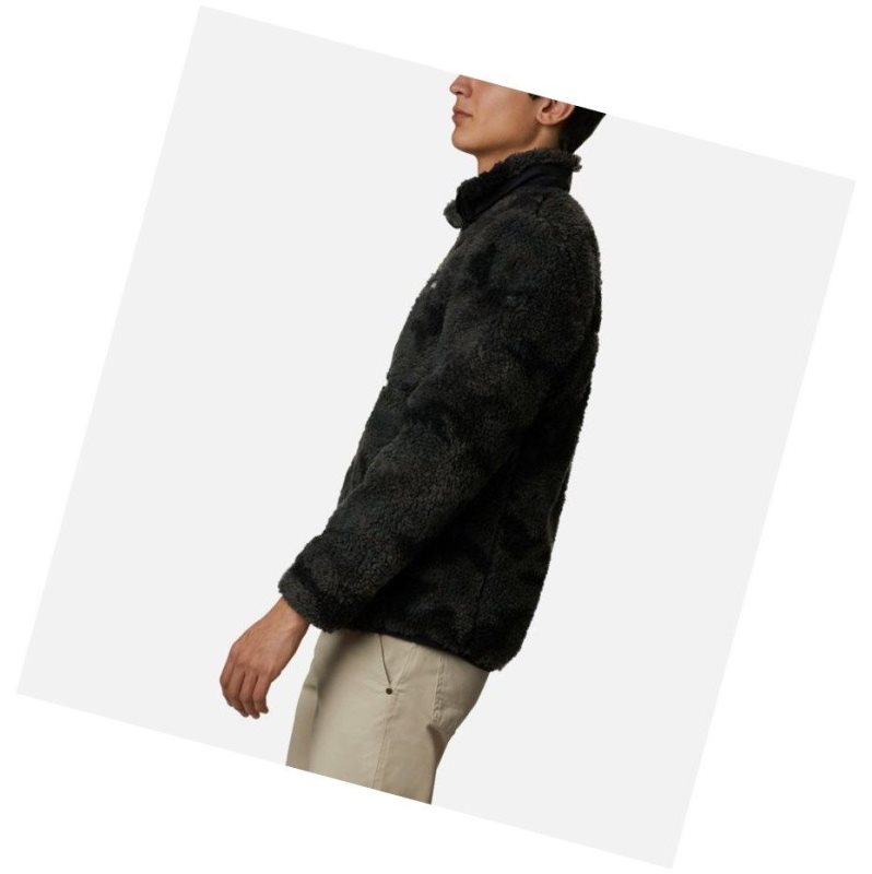 Columbia Winter Pass Printed Full Zip Fleece Mont Erkek Siyah Camo | 37260-TCVK