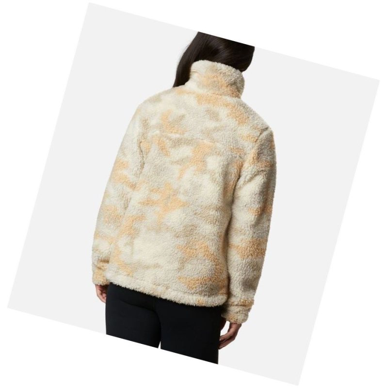 Columbia Winter Pass Sherpa Full Zip Mont Kadın Camo | 68124-QAIP